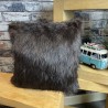 Faux Fur Cushions | Brown Cushion Covers | Hazelwood Fur Sofa Cushions