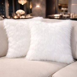 Cream Faux Fur Cushions | Cream Cushions | Matterhorn Cushion Covers