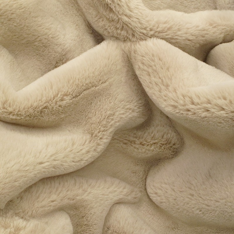 Faux Fur Cushion Richmond Beige | Beige Fur Pillow | Beige Fur Cushion