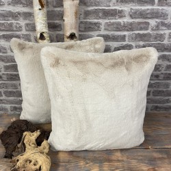 Beige Cushion Covers | Beige Faux Fur Cushions | Chelsea Sandstone Cushions