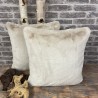 Faux Fur Cushion Richmond Beige | Beige Fur Pillow | Beige Fur Cushion