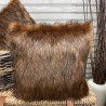 Raynard Faux Fur Cushions | Brown Fur Pillows | Fur Cushion Covers