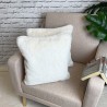 Faux Fur Cushion Richmond Cream | Cream Fur Pillow | Off-white Fur