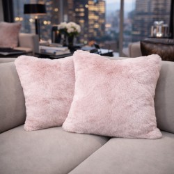 Faux Fur Cushion Richmond Pink | Pink Fur Pillow | Pink Fur Cushion