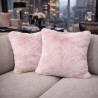 Faux Fur Cushion Richmond Pink | Pink Fur Pillow | Pink Fur Cushion