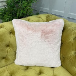 Pink Faux Fur Cushions | Pink Fur Pillows | Pink Fur Scatter Cushion