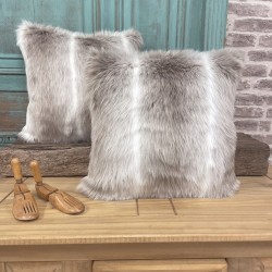 Reindeer Faux Fur Cushions | Faux Fur Pillows | Reindeer Fur Cushions