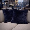 Richmond Navy Faux Fur Cushions | Navy Blue Fur Cushions | Blue Cushion