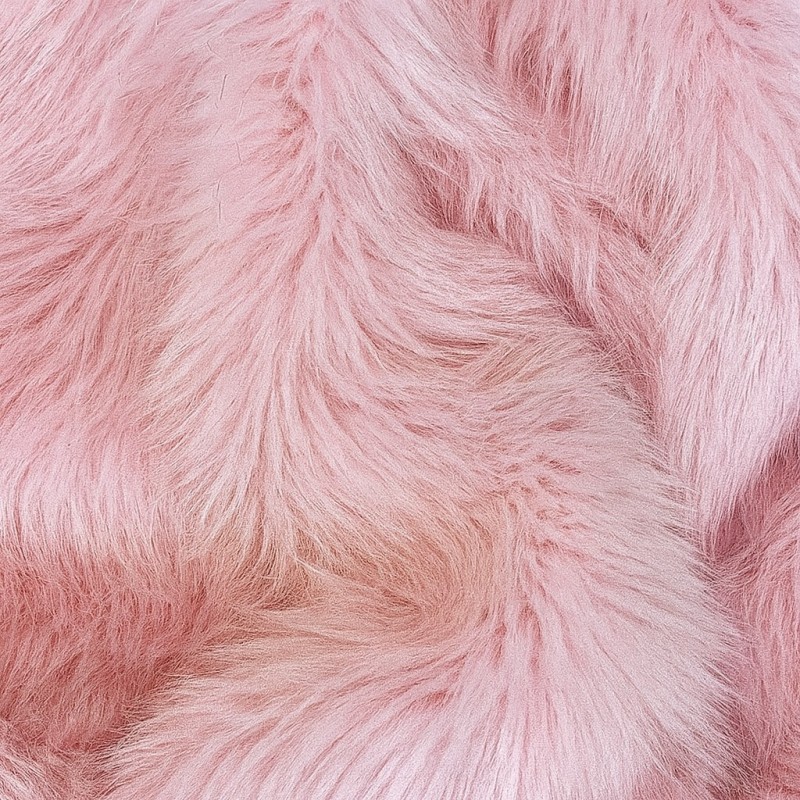 Coussins en fausse fourrure rose bonbon | Coussin en fausse fourrure rose | Coussin en fourrure rose