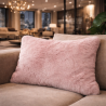 Chelsea Pink Rectangular Fur Cushion | Rectangular Faux Fur Cushions |