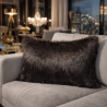 Rectangular Cushion Hazelwood | Brown Rectangular Faux Fur Cushions
