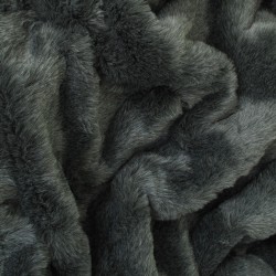 Badger Rectangular Faux Fur Cushions | Rectangular Grey Fur Cushions