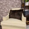 Havana Rectangular Faux Fur Cushions | Rectangular Brown Fur Cushions