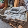 Luxury Faux Fur Dog Blankets | Ash Faux Fur Dog Blanket | Grey Blanket