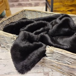 Couvertures en fourrure pour animaux | Couverture en fourrure de panthère noire pour animaux | Couvertures en fourrure noire