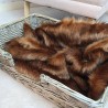 Tamarin Faux Fur Pet Blanket | Brown Faux Fur Dog & Cat Blankets |