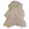 Tappeto in Pelle di Pecora Avorio Bianco Puro | Tappeto in Pelle di Pecora Islandese Bianco Naturale
