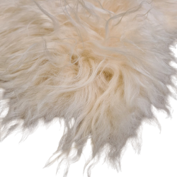 Ivory White Pure Sheepskin Rug | Natural White Icelandic Sheepskin Rug