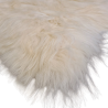 Tapis en peau de mouton islandaise blanc ivoire | Tapis en peau de mouton naturelle