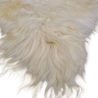 Black and White Natural Sheepskin Rug | Black & White Icelandic Sheepskin