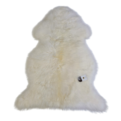 Tappeto in Pelle di Pecora Naturale | Tappeti in Pura Lana | Tappeto in Lana di Pecora Crema