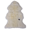 Tapis en peau de mouton naturelle | Tapis en pure laine | Tapis en peau de mouton couleur crème