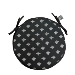 Coussins de siège ronds Silver Bee pour chaises de bistro | Coussins de chaise circulaires Silver Bee