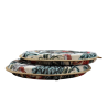 Coussins de chaise ronds style bistro, motif forêt tropicale naturelle | Coussins de chaise ronds