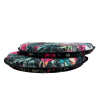 Coussins de chaise ronds en velours tropical pour bistro | Coussins de chaise circulaires en velours