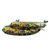 Coussins de chaise ronds en velours pour bistrot d'été | Coussins de chaise ronds en velours