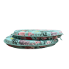 Coussins de siège ronds Velvet Tranquillity pour bistro | Coussins de chaise ronds en velours
