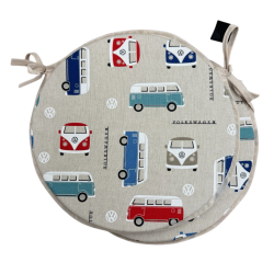 Coussins de siège ronds classiques pour camping-car | Coussins de chaise circulaires modernes