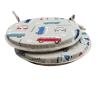 Classic Camper Round Bistro Seat Pads | Modern Circular Chair Pads