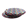Round Bistro Big Holland Tapestry Chair Pads | Round Bistro Seat Pads