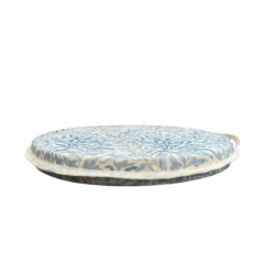 Coussin de siège rond Bistro Willow Bough Azure | Coussins de siège William Morris |