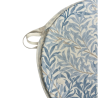 Coussin de siège rond Bistro Willow Bough Azure | Coussins de siège William Morris |
