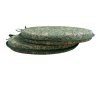 Coussins de siège ronds Bistro à motif tête de serpent et forêt | Coussins de siège Bistro à motifs