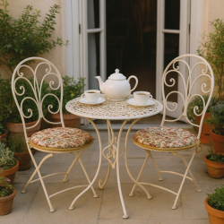 Round Bistro William Original Tapestry Seat Pads | Round Seat Pads |
