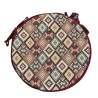 Cuscini per sedie rotondi stile bistrò con arazzo azteco | Cuscini per sedie rotondi stile bistrò bohemien