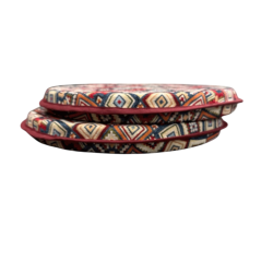 Round Bistro Aztec Tapestry Seat Pads | Round Bistro Bohemian Seat Pads