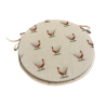 Petits coussins ronds pour sièges de bistrot à motif faisan | Coussins ronds pour chaises à motif faisan |