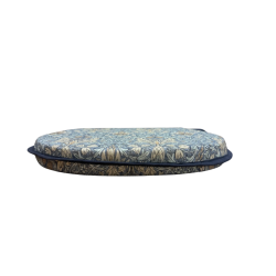 D-förmiges Sitzpolster Snakeshead Denim | William Morris D-förmige Sitzpolster