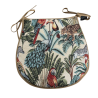 Coussins de siège en forme de D, motif tapisserie forêt tropicale naturelle | Coussins de siège classiques en forme de D