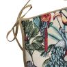 Natural Rainforest Tapestry D Shaped Seat Pads | Classic D Seat Pads