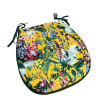 D Shaped Velvet Midsummer Seat Pads | D Shaped Floral Velvet Seat Pads