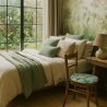 D Shaped Velvet Tranquillity Seat Pads | Cuscini per sedili in velluto floreale a forma di D