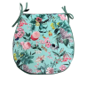 D Shaped Velvet Tranquillity Seat Pads | D Shaped Floral Velvet Seat Pads