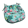 D Shaped Velvet Tranquillity Seat Pads | D Shaped Floral Velvet Seat Pads