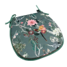 D Shaped Velvet Chinoiserie Seat Pads | D Shaped Luxury Velvet Seat Pads