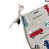 Coussins de siège classiques en forme de D pour camping-car | Coussins de chaise modernes et ludiques en forme de D |